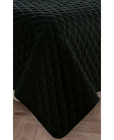 Elegant Comfort Luxury Diamond Design -Pc. Quilted Coverlet Set