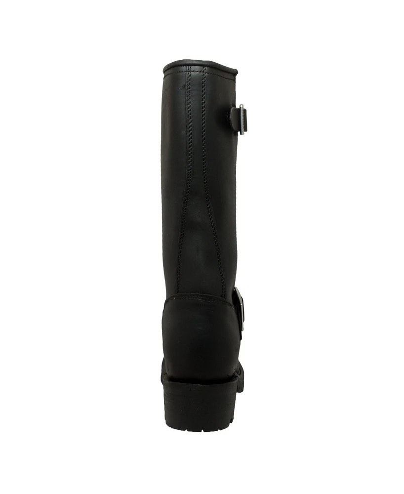 RideTecs Men's 11" Engineer Boot Black