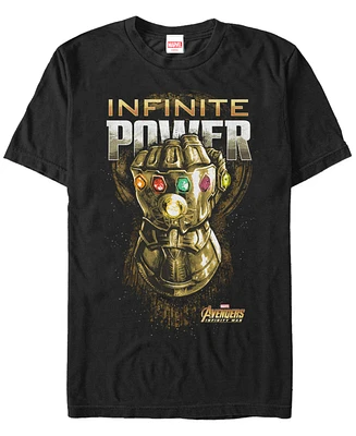 Marvel Men's Avengers Infinity War The Gauntlet of Infinite Power Short Sleeve T-Shirt