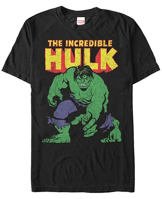 Marvel Men's Comic Collection The Incredible Hulk Short Sleeve T-Shirt