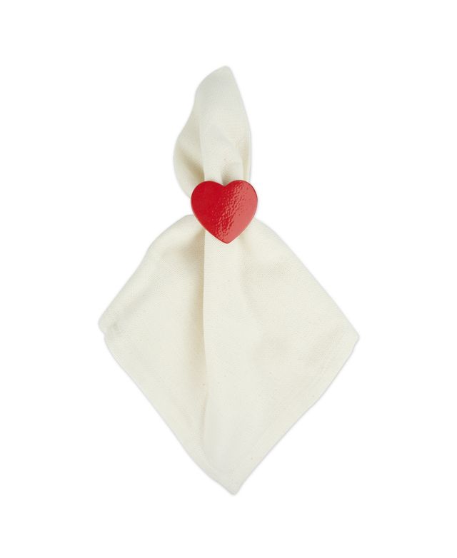 Design Imports 6-Pc. Heart Napkin Ring Set