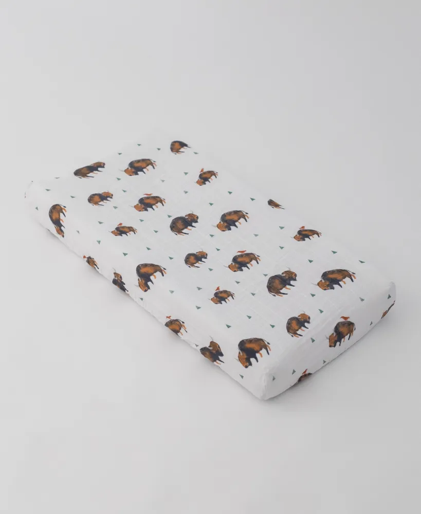 Little Unicorn Baby Boys or Girls Printed Muslin Crib Sheet