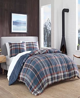 Eddie Bauer Shasta Lake Navy Comforter Set, King