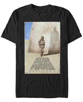 Star Wars Men's Episode 1 Anakin Poster Short Sleeve T-Shirt