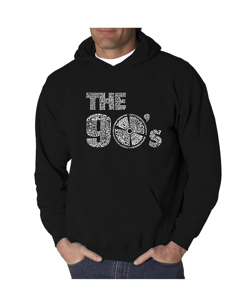 La Pop Art Men's Word Hoodie - The 90's