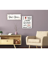 Stupell Industries Bushel and a Peck and a Hug Around The Neck Wall Plaque Art, 10" x 15"