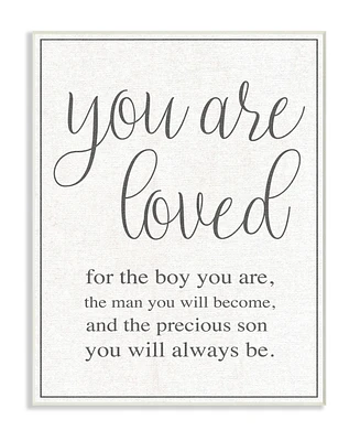 Stupell Industries You Are Loved Wall Plaque Art, 10" x 15"