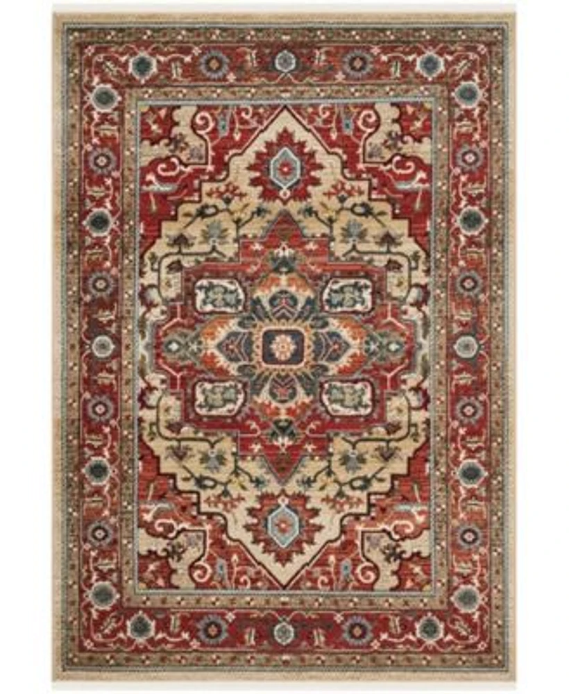 Lauren Ralph Lauren Quentin Lrl1298c Red Beige Area Rug Collection