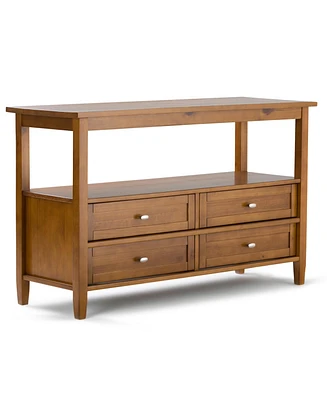 Warm Shaker Console Table