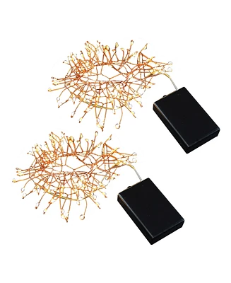 Lumabase Battery Operated Firecracker Lights, Set of 2