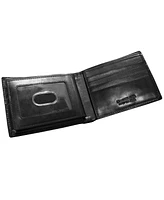 Men's Mancini Boulder Collection Rfid Secure Billfold with Removable Center Wing Passcase