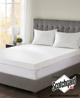 Madison Park 4" 3M-Moisture-Management Memory Foam Mattress Topper
