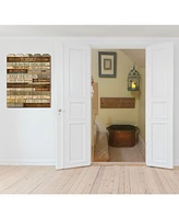 Trendy Decor 4U Today is a Brand New Day by Marla Rae, Printed Wall Art on a Wood Picket Fence, 16" x 20"