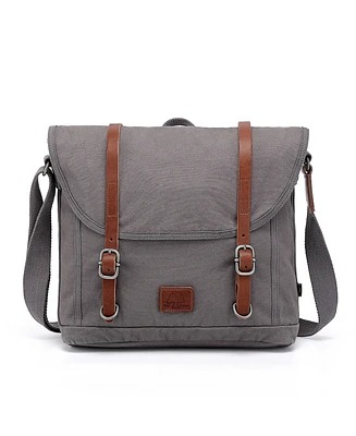 Tsd Brand Forest Canvas Messenger Bag
