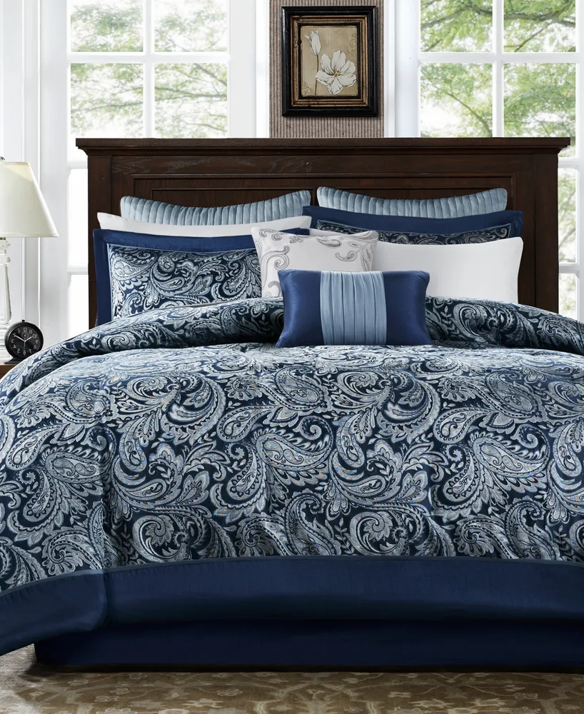 Addison Park Aubrey 9-Pc. Comforter Set, Full, Exclusively at Macy's