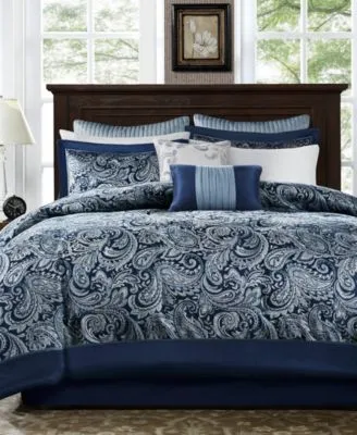 Addison Park Aubrey 9 Pc. Comforter Sets Exclusively At Macys