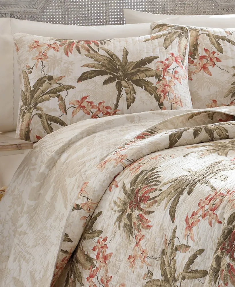 Closeout! Tommy Bahama Home Bonny Cove Reversible 2-Pc. Quilt Set, Twin