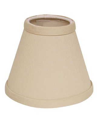 Cloth&Wire Slant Hardback Chandelier Lampshade with Flame Clip