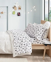 Intelligent Design Novelty Printed Flannel 4-Pc. Sheet Set