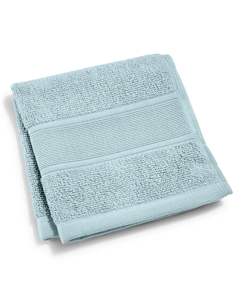 Lauren Ralph Sanders Solid Antimicrobial Cotton Washcloth, 13" x