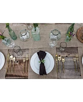 Fortessa Arezzo Brushed Gold 20pc Flatware Set