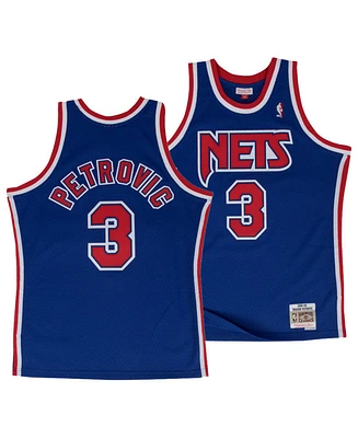 Mitchell & Ness Men's Drazen Petrovic New Jersey Nets Hardwood Classic Swingman Jersey