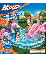 Banzai Spray 'N Splash 60" Unicorn Pool