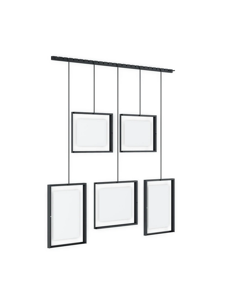 Umbra Exhibit 26" x 27.3" Multi Picture Frame Photo Display, Set of 5