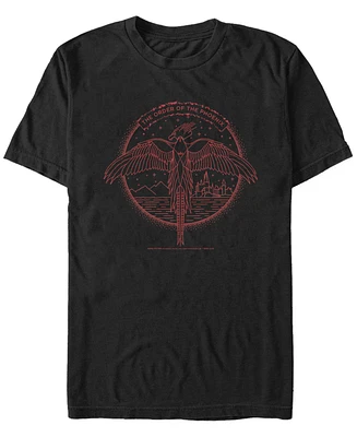 Fifth Sun Harry Potter Men's The Order of Phoenix Deathly Hallows Short Sleeve T-Shirt