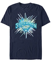 Fifth Sun Dc Men's Superman Chrystal Logo Short Sleeve T-Shirt