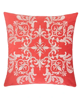 Homey Cozy Floral Elegant Decorative Pillow, 20" x