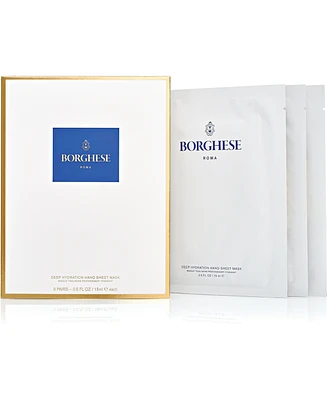 Borghese Deep Hydration Hand Sheet Masks, 3-Pk.