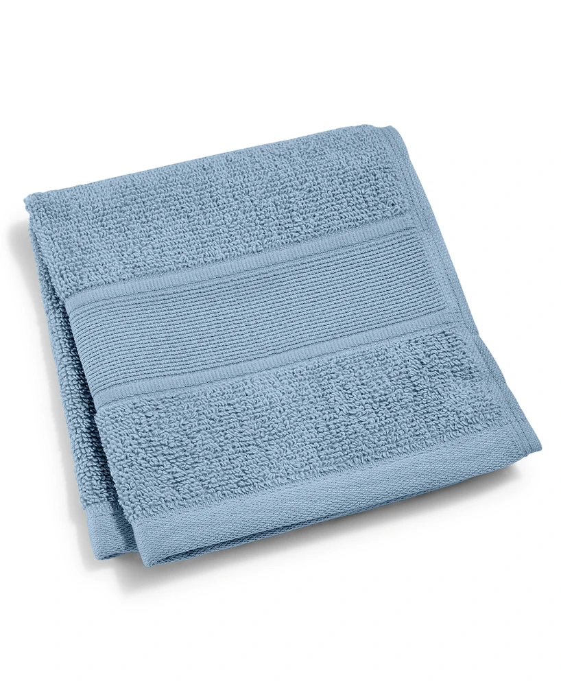 Lauren Ralph Sanders Solid Antimicrobial Cotton Washcloth, 13" x