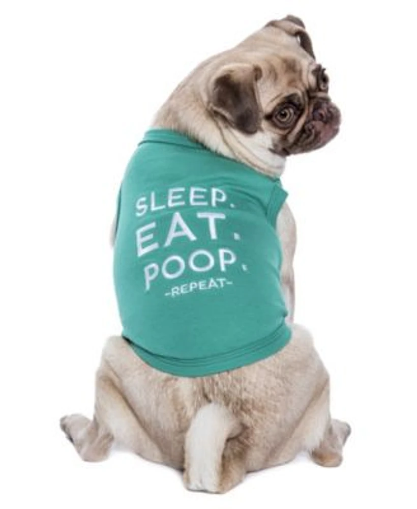 Parisian Pet Sleep Eat Poop Dog T Shirt