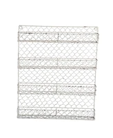 Design Imports 4 Row Chicken Wire Spice Rack
