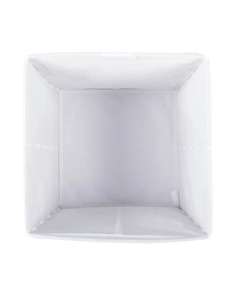 Design Imports Non-woven Polyester Cube Lattice Square Set of 4
