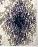 Closeout! Orian Cotton Tail Ikat Diamond Multi 6'7" x 9'6" Area Rug