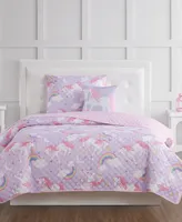 My World Kids Rainbow Unicorn 2-Pc. Quilt Set, Twin