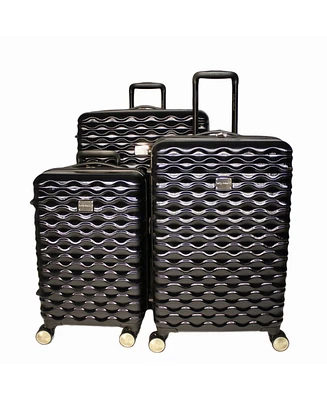 Kathy Ireland Maisy 3 Piece Hardside Luggage Set