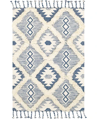 Closeout! Livabliss Apache Apa-2304 Navy 8' x 10' Area Rug
