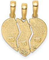 14k Gold Charm, Break Apart Big Sis, Mom and Lil Sis Charm