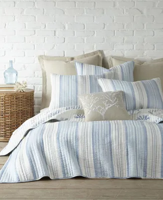 Levtex Ipanema Stripe Reversible 3-Pc. Quilt Set