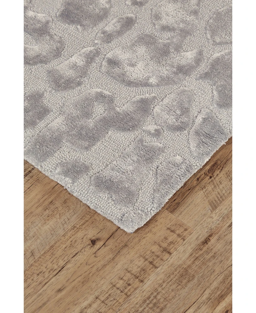 Feizy Mali R8629 Silver 2' x 3' Area Rug