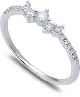 Giani Bernini Cubic Zirconia Scatter Band Sterling Silver, Created for Macy's