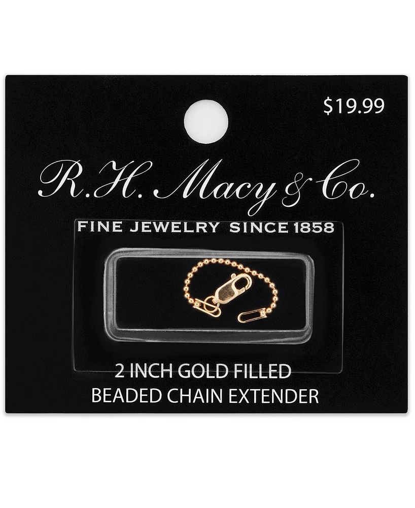Bead Link 2" Chain Extender in Gold-Filled