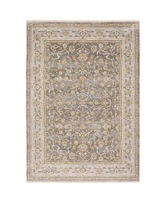 Oriental Weavers Maharaja 40M Beige and Gray 3'3" x 5' Area Rug