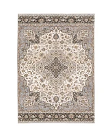 Oriental Weavers Maharaja 660J Ivory and Blue 2' x 3' Area Rug