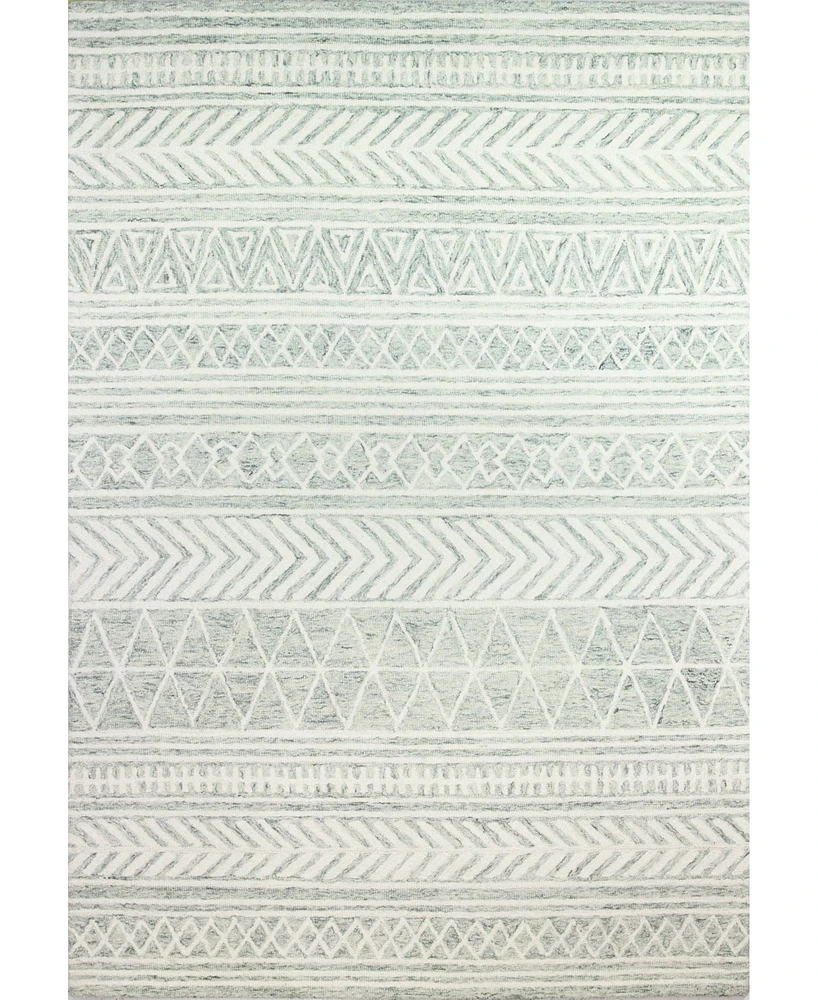 Bashian Taron Val-08 Green 5' x 7'6" Area Rug