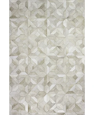 Bashian Cowhide Hie-04 Camel 5' x 8' Area Rug