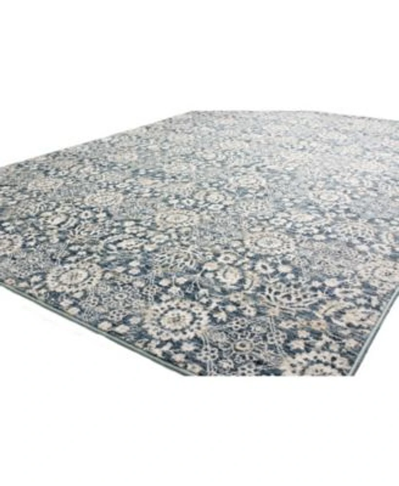 Closeout Bashian Plymouth Ply 04 Blue Rug